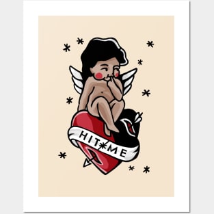 Hit Me Cute Cupid Posters and Art